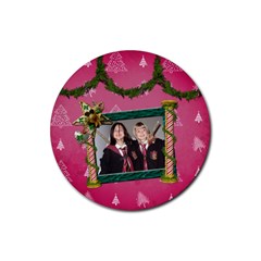 SimplyChristmas Vol1 - Rubber Round(4pack)  - Rubber Round Coaster (4 pack)