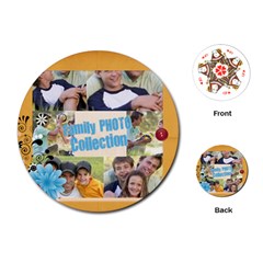 family - Playing Cards Single Design (Round)