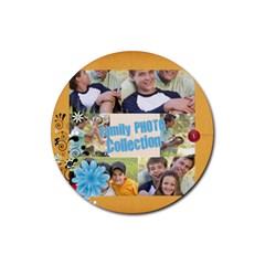 family - Rubber Coaster (Round)