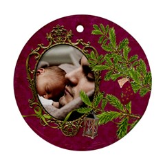 ShabbyChristmas Vol1 - Ornament(round)  - Ornament (Round)