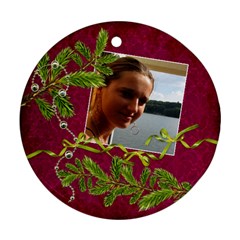 ShabbyChristmas Vol1 - Ornament(round)  - Ornament (Round)