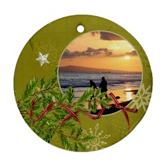 ShabbyChristmas Vol1 - Ornament(round)  - Ornament (Round)