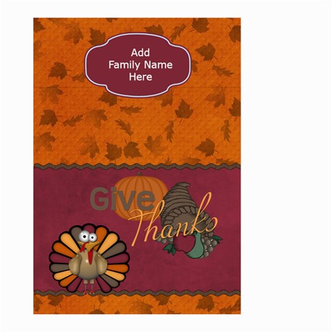 Give Thanks Garden Flag By Bitsoscrap Back