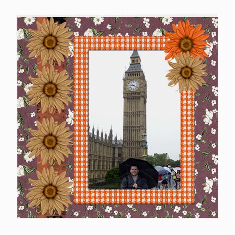 Autumn  Glasses Cloth Medium (2 Sided) By Deborah Back