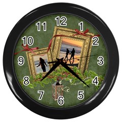 Shabbychristmas Vol1 - Wall Clock(black) 