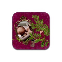 ShabbyChristmas Vol1 - Rubber Coaster(Square)  - Rubber Coaster (Square)