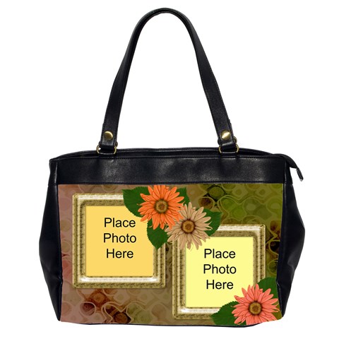 Autumn Tone Oversize Office Handbag (2 Sided) By Deborah Front