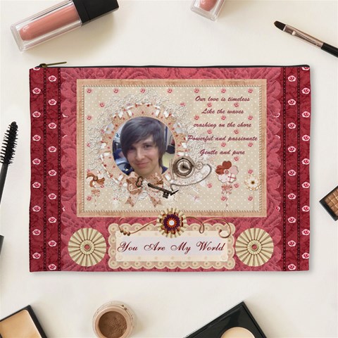Indian Summer Cosmetic Case Xl By Claire Mcallen Front