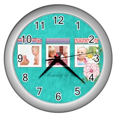 kids - Wall Clock (Silver)