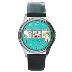 baby - Round Metal Watch