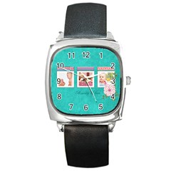 baby - Square Metal Watch