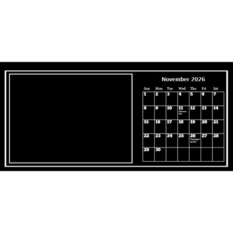 My Perfect Desktop Calendar 11x5 By Deborah Nov 2026