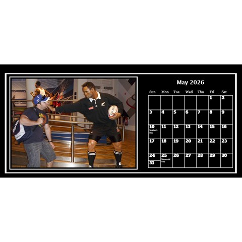 My Perfect Desktop Calendar 11x5 By Deborah May 2026