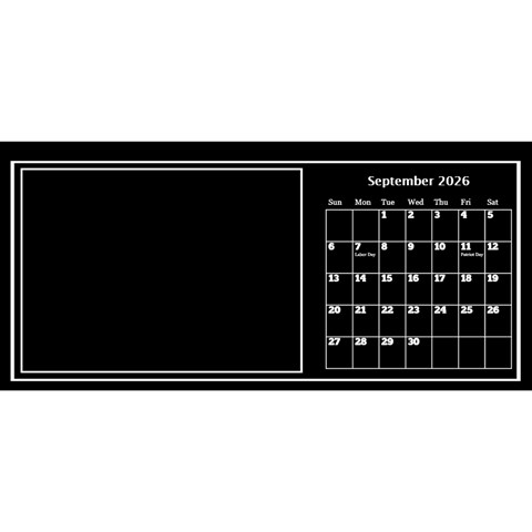 My Perfect Desktop Calendar 11x5 By Deborah Sep 2026