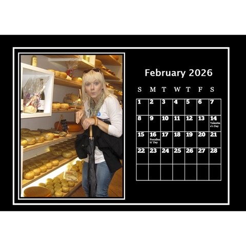 My Perfect Desktop Calendar (8 5x6) By Deborah Feb 2026