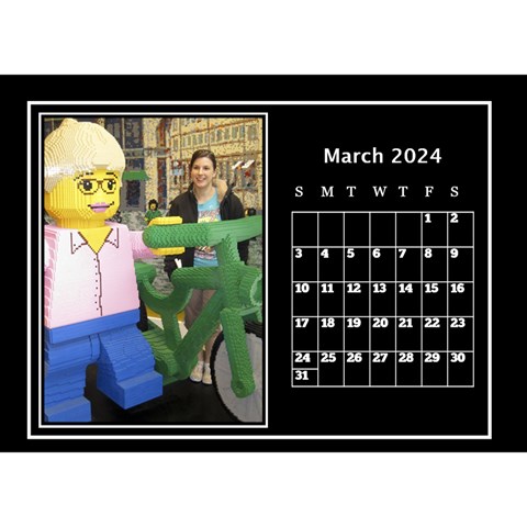 My Perfect Desktop Calendar (8 5x6) By Deborah Mar 2024