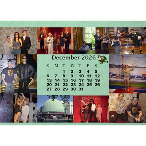 Our Travels Desktop 8 5x6  Calendar By Deborah Dec 2026