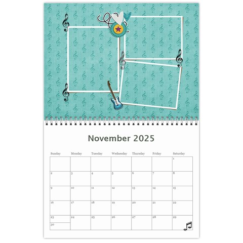 Wall Calendar (11 X 8 5) Nov 2025