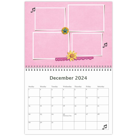 Wall Calendar (11 X 8 5) Dec 2024