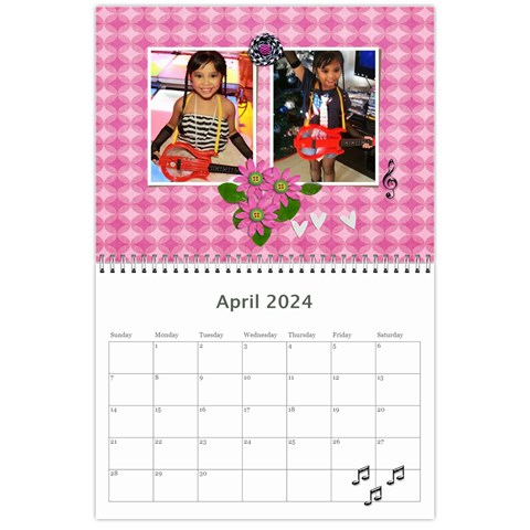 Wall Calendar (11 X 8 5) Apr 2024