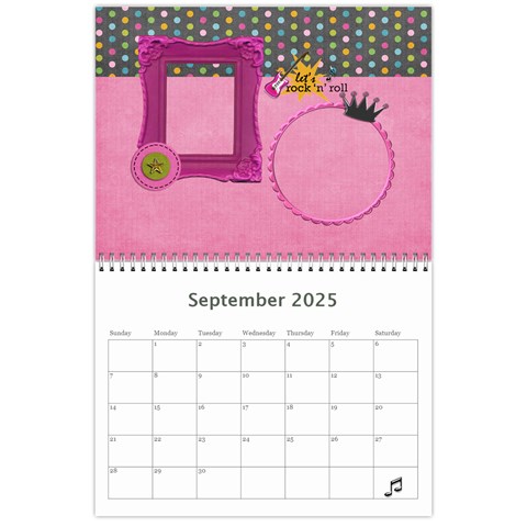 Wall Calendar (11 X 8 5) Sep 2025