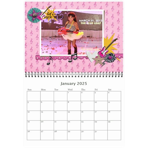 Wall Calendar (8 5 X 6) Jan 2025