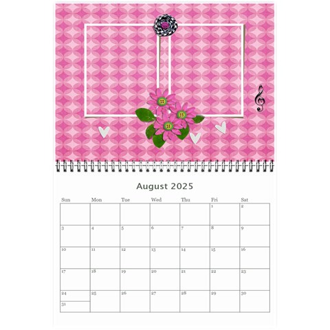 Wall Calendar (8 5 X 6) Aug 2025