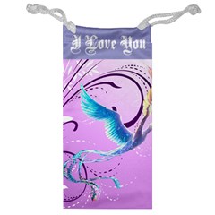 mystical bird Jewelry bag