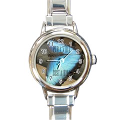 Costa Rica Watch - Round Italian Charm Watch