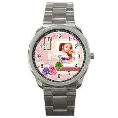 pink - Sport Metal Watch