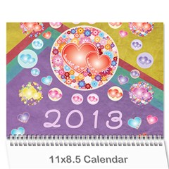 2013 calendar - Wall Calendar 11  x 8.5  (12-Months)