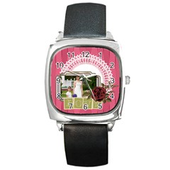 love - Square Metal Watch love - Square Metal Watch