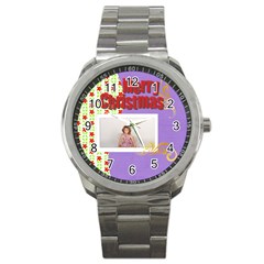 merry christmas - Sport Metal Watch