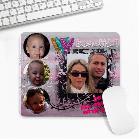 Love By Meirav 9.25 x7.75  Mousepad - 1