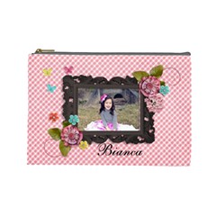 Large Cosmetic Bag- Sweet Bianca - Cosmetic Bag (Large)