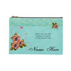 (L) Cosmetic Bag: Flowers Bloom - Cosmetic Bag (Large)