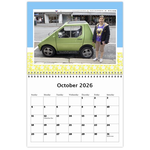 Happy Days Calendar (any Year) By Deborah Oct 2026