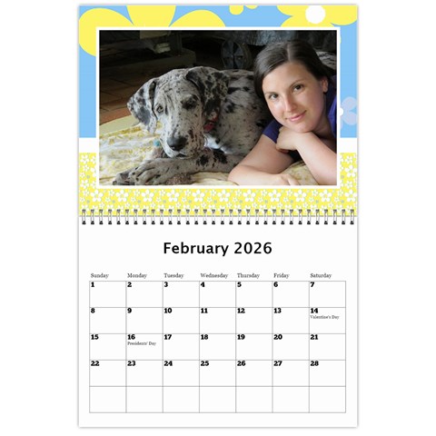 Happy Days Calendar (any Year) By Deborah Feb 2026