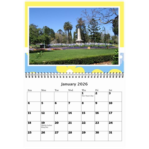 Happy Days (any Year) Mini Wall Calendar By Deborah Jan 2026