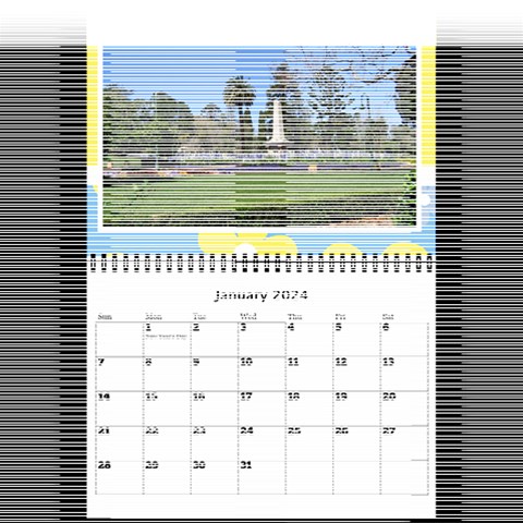 Happy Days (any Year) Mini Wall Calendar By Deborah Jan 2024