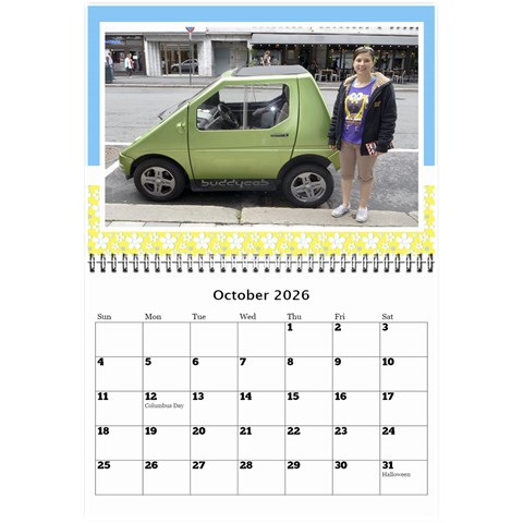 Happy Days (any Year) Mini Wall Calendar By Deborah Oct 2026