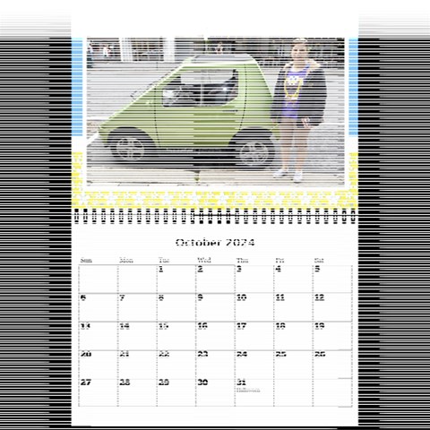 Happy Days (any Year) Mini Wall Calendar By Deborah Oct 2024