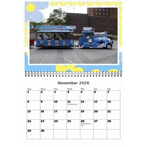 Happy Days (any Year) Mini Wall Calendar By Deborah Nov 2026