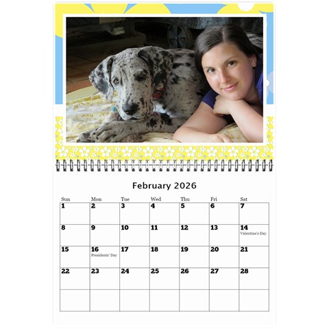 Happy Days (any Year) Mini Wall Calendar By Deborah Feb 2026