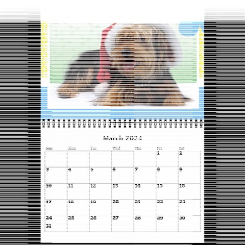 Happy Days (any Year) Mini Wall Calendar By Deborah Mar 2024