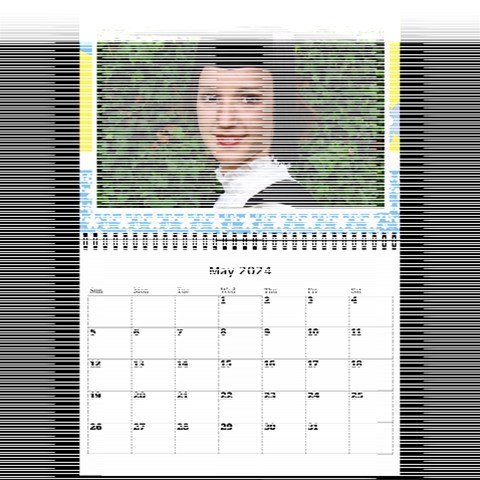 Happy Days (any Year) Mini Wall Calendar By Deborah May 2024