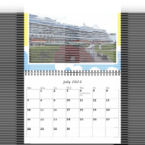 Happy Days (any Year) Mini Wall Calendar By Deborah Jul 2024