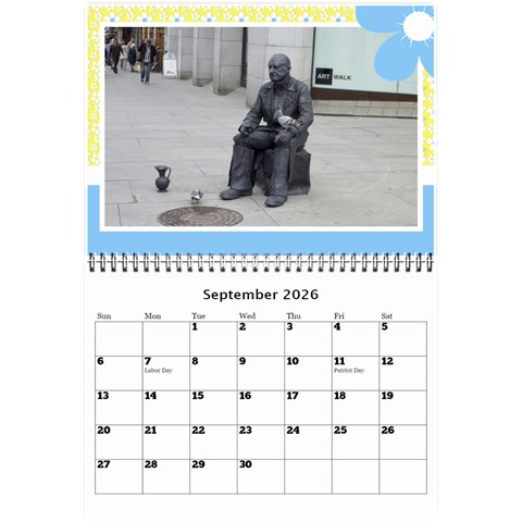 Happy Days (any Year) Mini Wall Calendar By Deborah Sep 2026