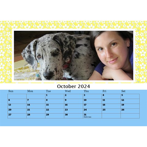 Happy Days Desktop Calendar (any Year) 8 5x6 By Deborah Oct 2024