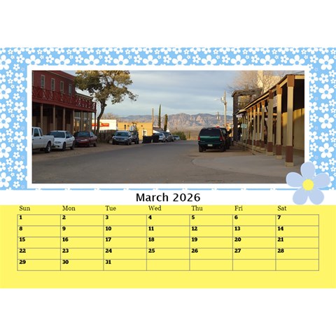 Happy Days Desktop Calendar (any Year) 8 5x6 By Deborah Mar 2026